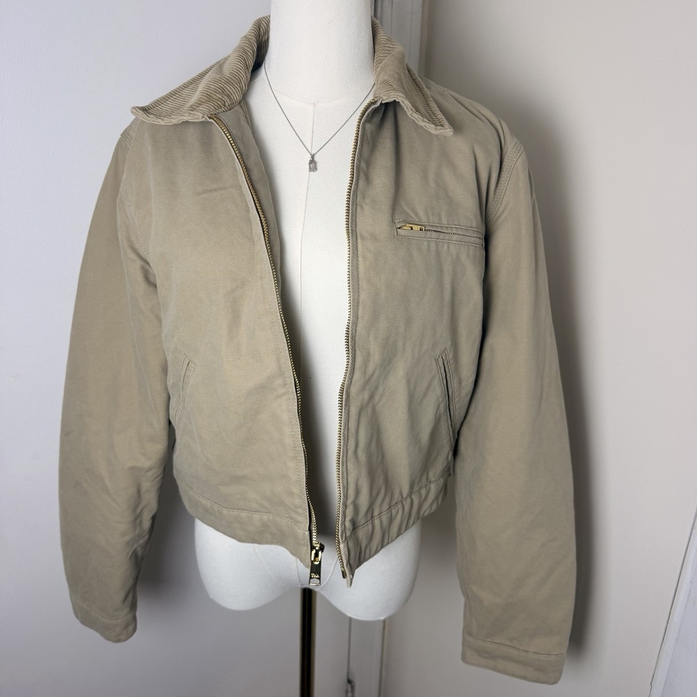 Aritzia TNA Barkley Jacket Size M Color Tan Khaki